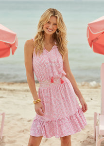 Algarve Coverluxe Smocked Waist Dress (169-AL-1048)