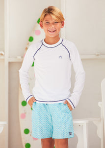 Amalfi Coast  Boys Swim Trunk w/ Comfort Short (217-AC-1221)