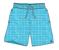 Amalfi Coast  Boys Swim Trunk w/ Comfort Short (217-AC-1221)