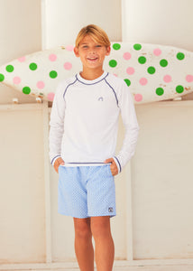 Lake Como Boys Swim Trunk w/ Comfort Short (217-LC-1253)