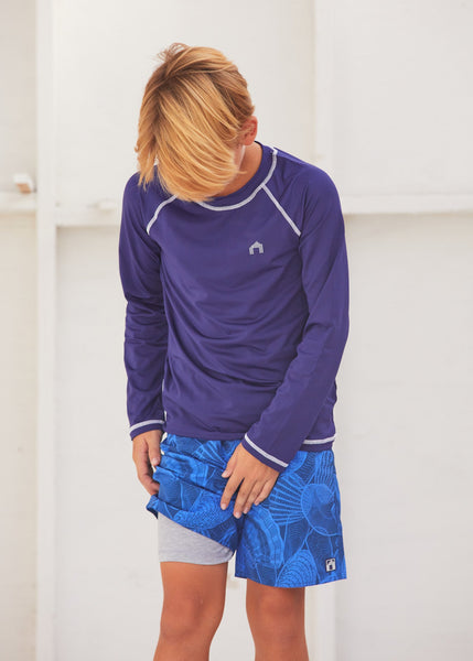 San Sebastian Shell Boys Swim Trunk w/ Comfort Short (217-SA-1224)