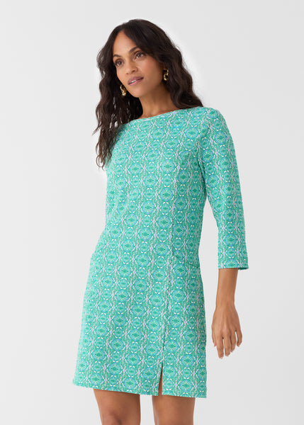 Hudson Gauze Shift Dress w/ Side Slit (395-HD-2017)