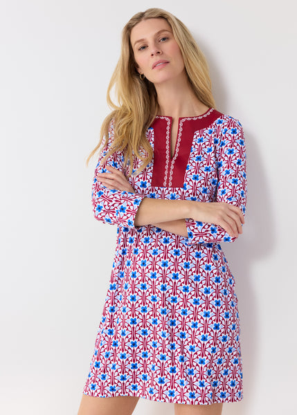 Concord Embroidered Tunic Dress (491-CCRD-2024)