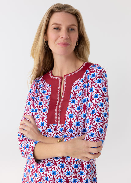 Concord Embroidered Tunic Dress (491-CCRD-2024)