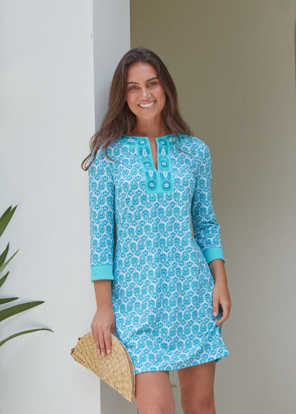 Rosemary Beach Embroidered Tunic Dress (491-RB-1714)