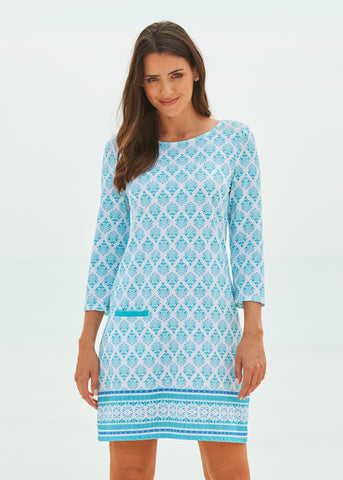 Amalfi Coast Cabana Shift Dress (495-AC-1008)