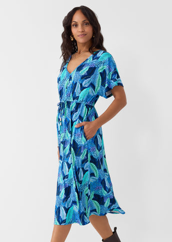Myers Cap Sleeve Midi Dress (520-MY-2019)