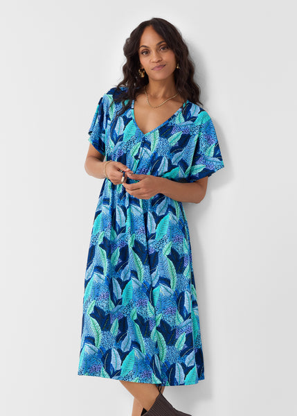 Myers Cap Sleeve Midi Dress (520-MY-2019)