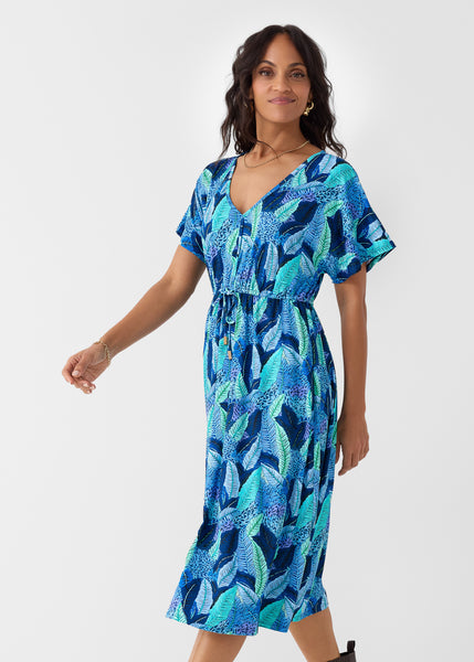 Myers Cap Sleeve Midi Dress (520-MY-2019)