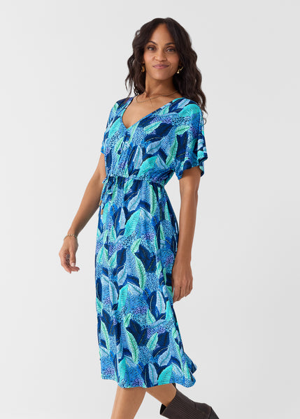 Myers Cap Sleeve Midi Dress (520-MY-2019)