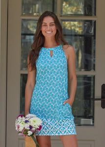 Rosemary Beach Sleeveless Shift Dress (597-RB-1660)