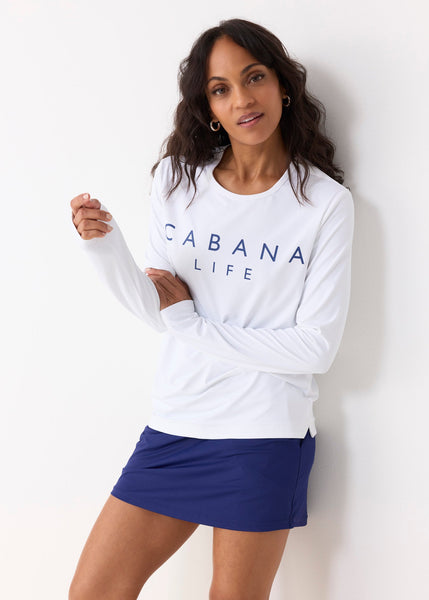 White Solid Unisex L/S Tee Shirt (881-CC-1948)