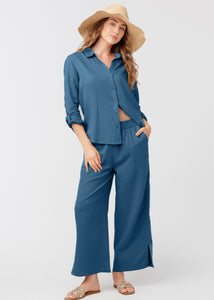 Navy Button Down Shirt (905-TB-1864)