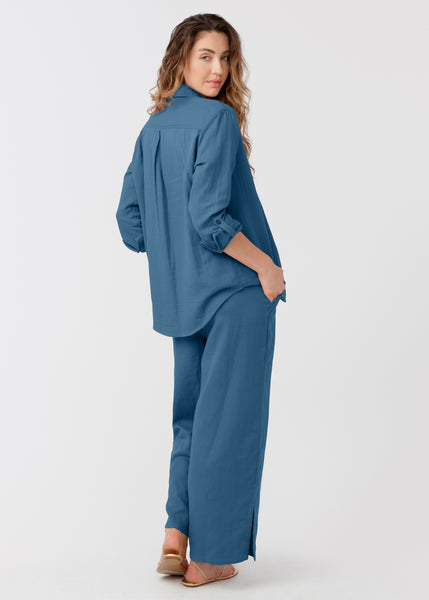 Navy Button Down Shirt (905-TB-1864)