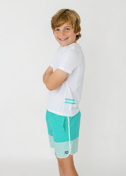 Deep Teal Boys Swim Trunk (217-RB-1753)