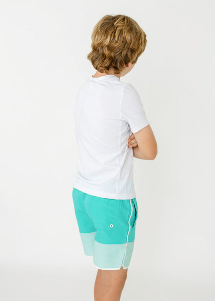 Deep Teal Boys Swim Trunk (217-RB-1753)