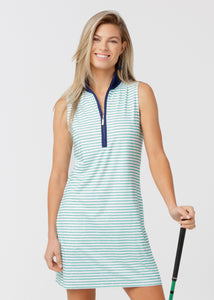 Essentials 1/4 Zip Sleeveless Sport Dress (158-FA-2107)