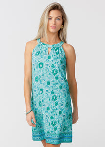 Flora Sleeveless Shift Dress (597-FA-2088)