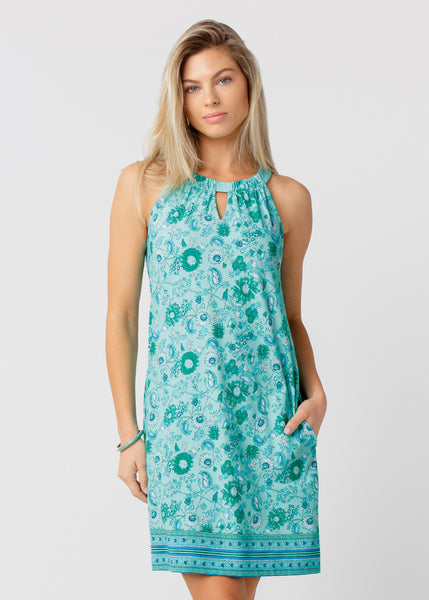 Flora Sleeveless Shift Dress (597-FA-2088)