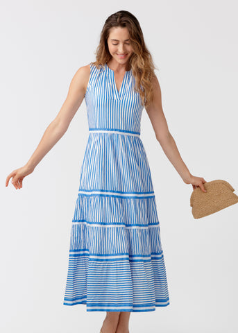 Woven Tiered Maxi Dress (257-PB-1701)