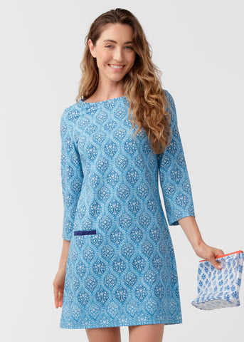 Harbor Cabana Shift Dress (495-HA-2055)