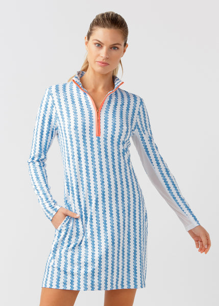 Harbor 1/4 Sport Zip Dress (865-HA-2065)