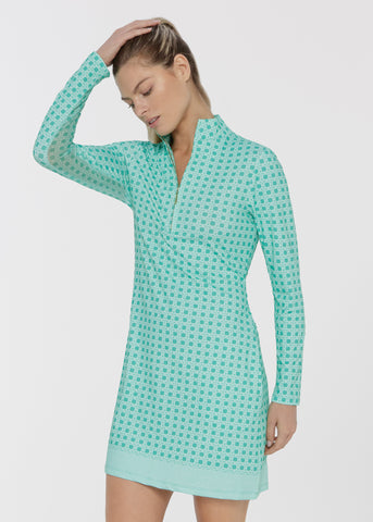 Flora 1/4 Sport Zip Dress (865-FA-2097)