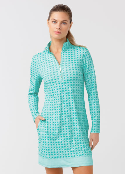 Flora 1/4 Sport Zip Dress (865-FA-2097)