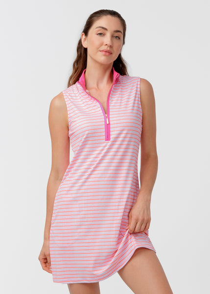 Oasis 1/4 Zip Sleeveless Sport Dress (158-OAS-2106)