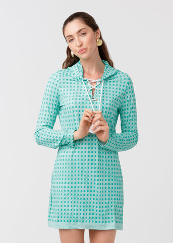 Flora Lace Up Hooded Cover Up (504-FA-2087)