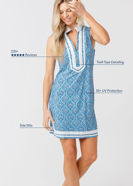 Harbor Sleeveless Tunic Dress (519-HA-2061)