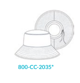 White Bucket Hat (800-CC-2035-O/S)
