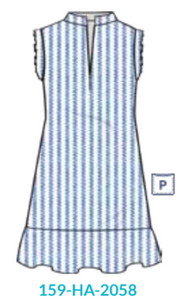Harbor Sleeveless Ruffle Sport Dress (159-HA-2058)