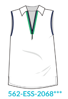 Essentials White - Short Sleeve Sport Top (562-ESS-2068)