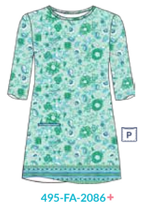 Flora Cabana Shift Dress (495-FA-2086)