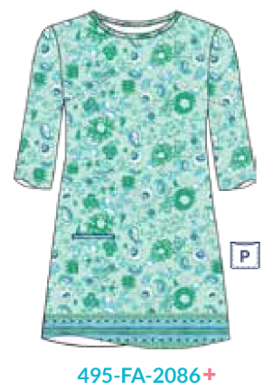 Flora Cabana Shift Dress (495-FA-2086)