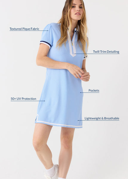 Essential Pique S/S Sport Dress (767-ESS-1732)