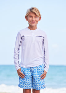 Boys White Performance Top (316-WHE, K-316-WHE)