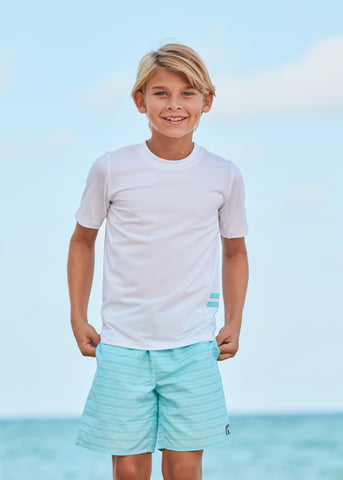 Boys Naples Swim Trunks with Comfort Short (217-NP23, K-217-NP23)