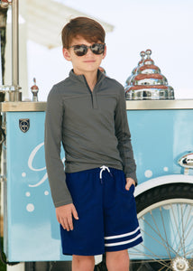 Boys Grey Performance Top (316-GRE, K-316-GRE)
